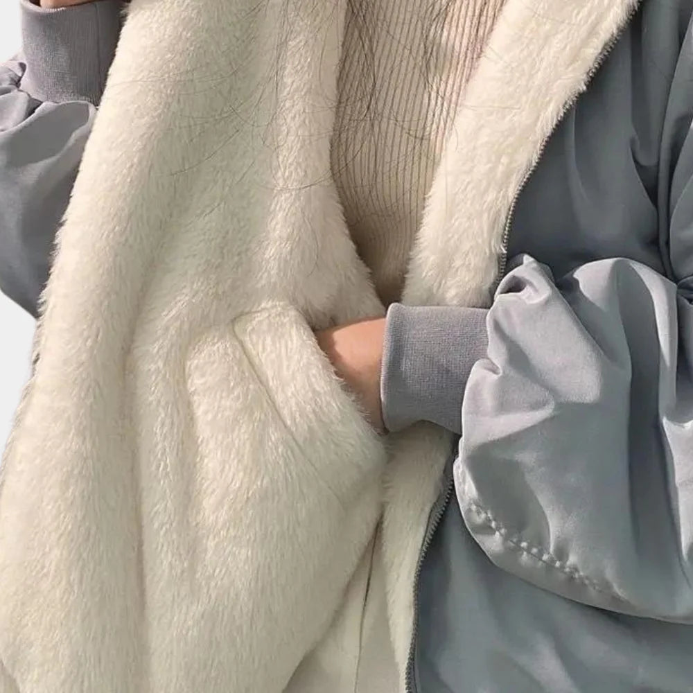 Women’s Winter Jacket – Short Hooded Coat for Cold Weather